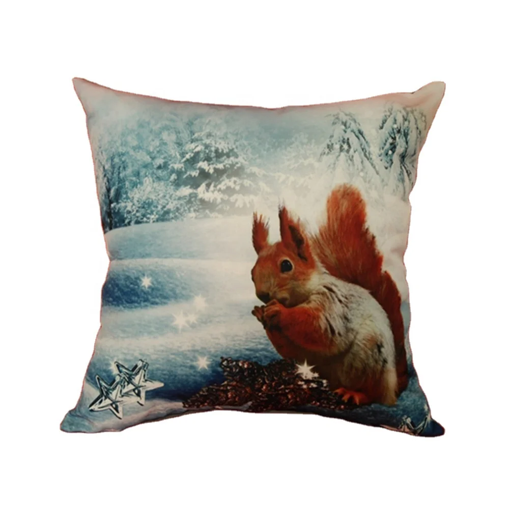 squirrel cushion cover