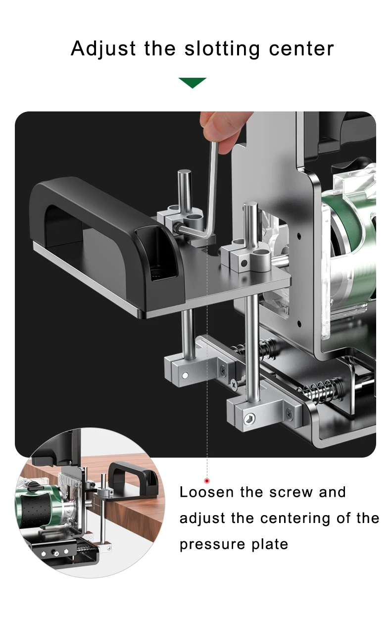 New Mold Invisible Fastener Trimming Machine Woodworking Furniture Two