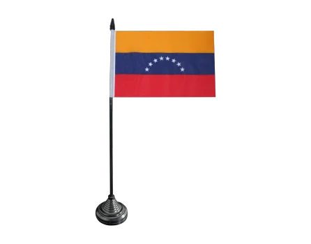 10X15cm Custom Polyester Hungary Office Table Top Flags Desk Flag for Table Decoration