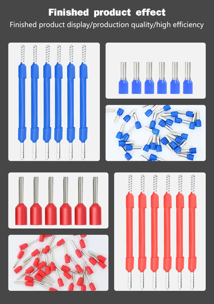 Lead Roud Crimp 4 Square Tube Type Automatic Crimp Machine Round Tubular Terminal ...