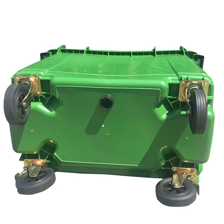 Колесного ящики и аксессуары 660 л пластиковая мусорная корзина 660L мобильный Чана для мусора мусорный ящик