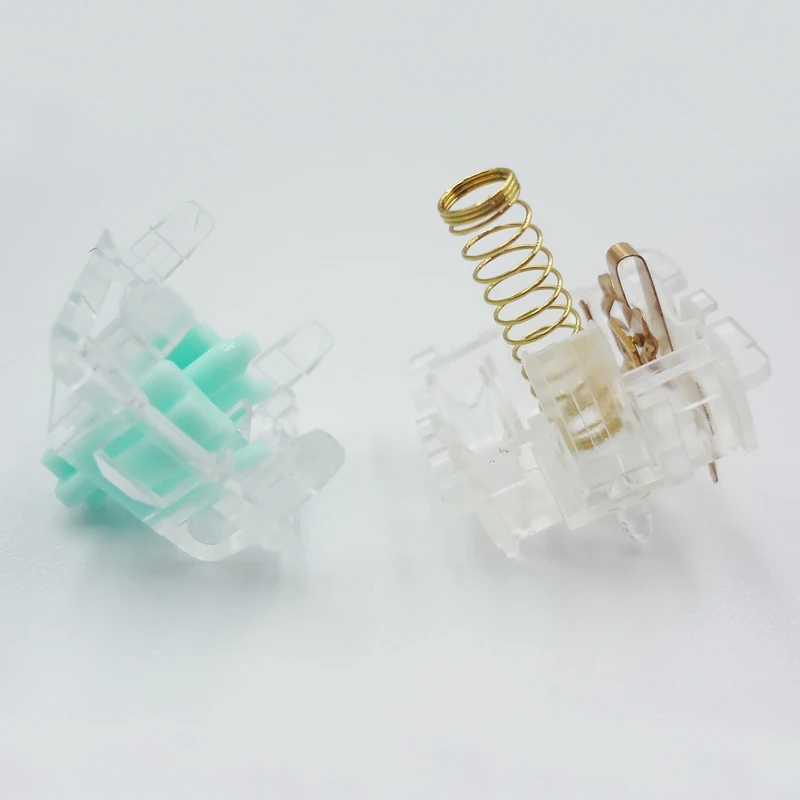 Customize POM Stem Clear Linear Keyboard Switch 5 Pin Mechanical Keyswitch for DIY Gaming Keyboard