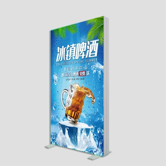 Знак Lightbox наружный выставочный двухсторонний дисплей SEG портативный рекламный тканевый светодиодный световой короб