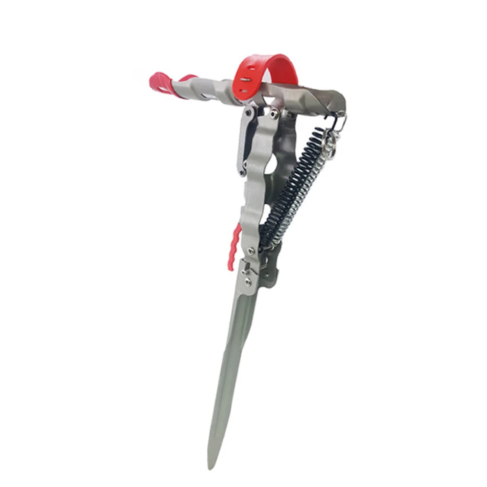 户外自动弹簧耐用钓鱼竿支架可折叠塑料地钓竿支架钓鱼工具