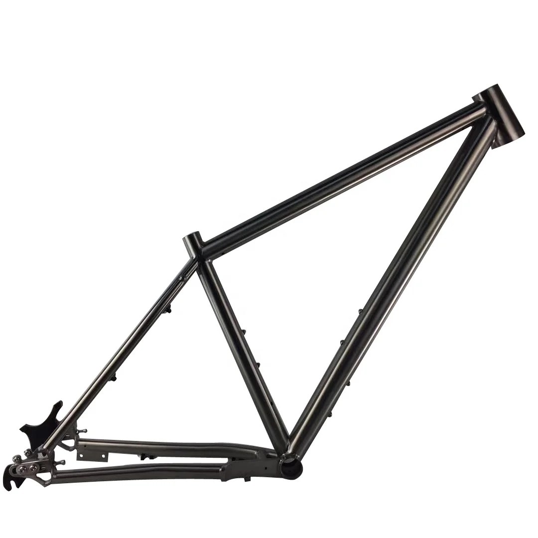 Titanium Custom Build MTB Frame Mountain Bike Frame with  Belt Drive Design