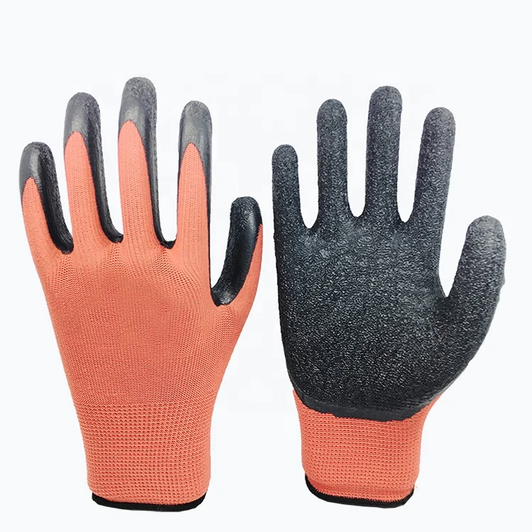 Cheap Work Gloves To Poland 13g Polyester Latex Coated Safety Working
