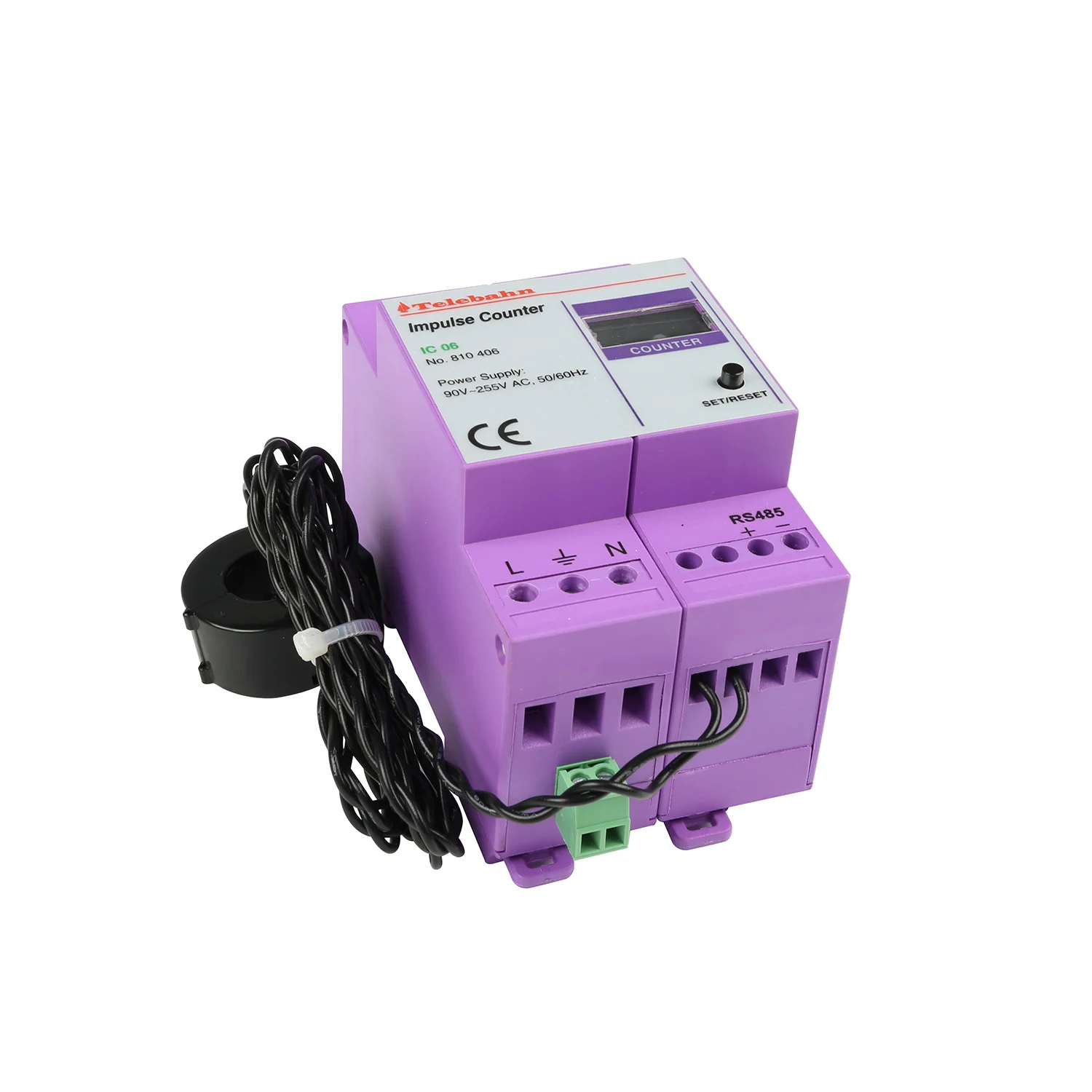 Surge Event Counter with RS485 4 Digits 0-9999 LCD Impulse Counter