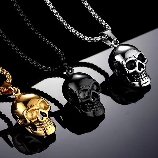 Wholesale Retro Style Hip Hop Punk Necklace Alloy Link Chain Pendant Couplet Jewelry