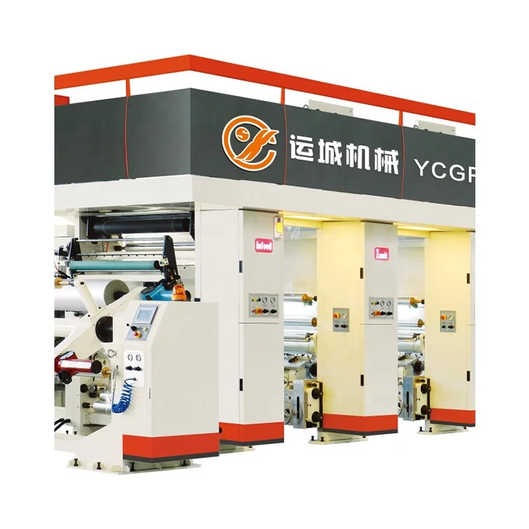 Rotogravure Printing Machine Made in China 6 7 8 9 Color PVC Gravure Printing Machine