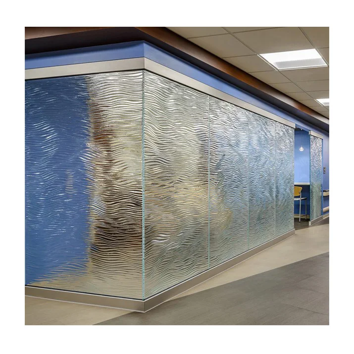 Decorative Types of Fused Glass Partition Wall