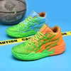 Green Orange Blue Multi-tone
