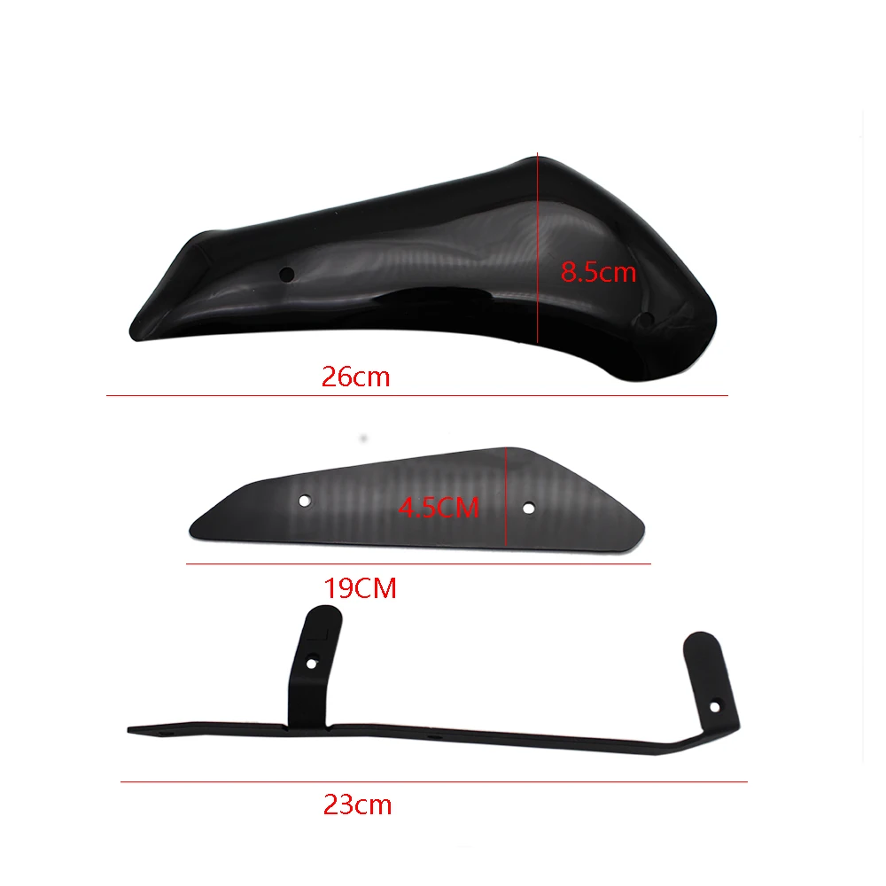Аксессуары для мотоциклов REALZION, комплект аэродинамических крыльев, фиксированное крыло обтекателя крыла для BMW S1000RR 2015-2018