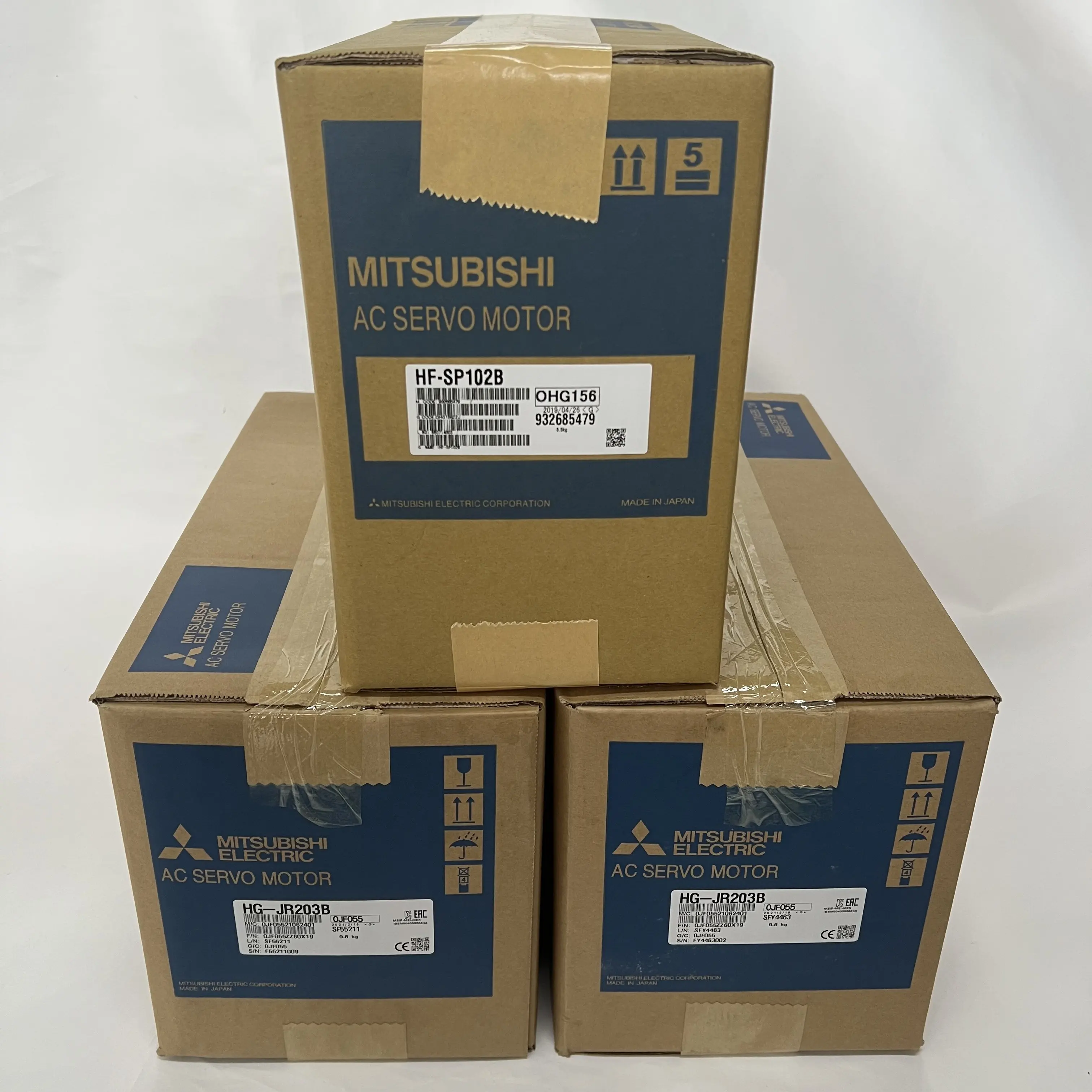 Mitsubishi AC servo motor HF-SP102B HG-JR203B HG-JR203B Mitsubishi AC servo motor HF-SP102B HG-JR203B HG-JR203B