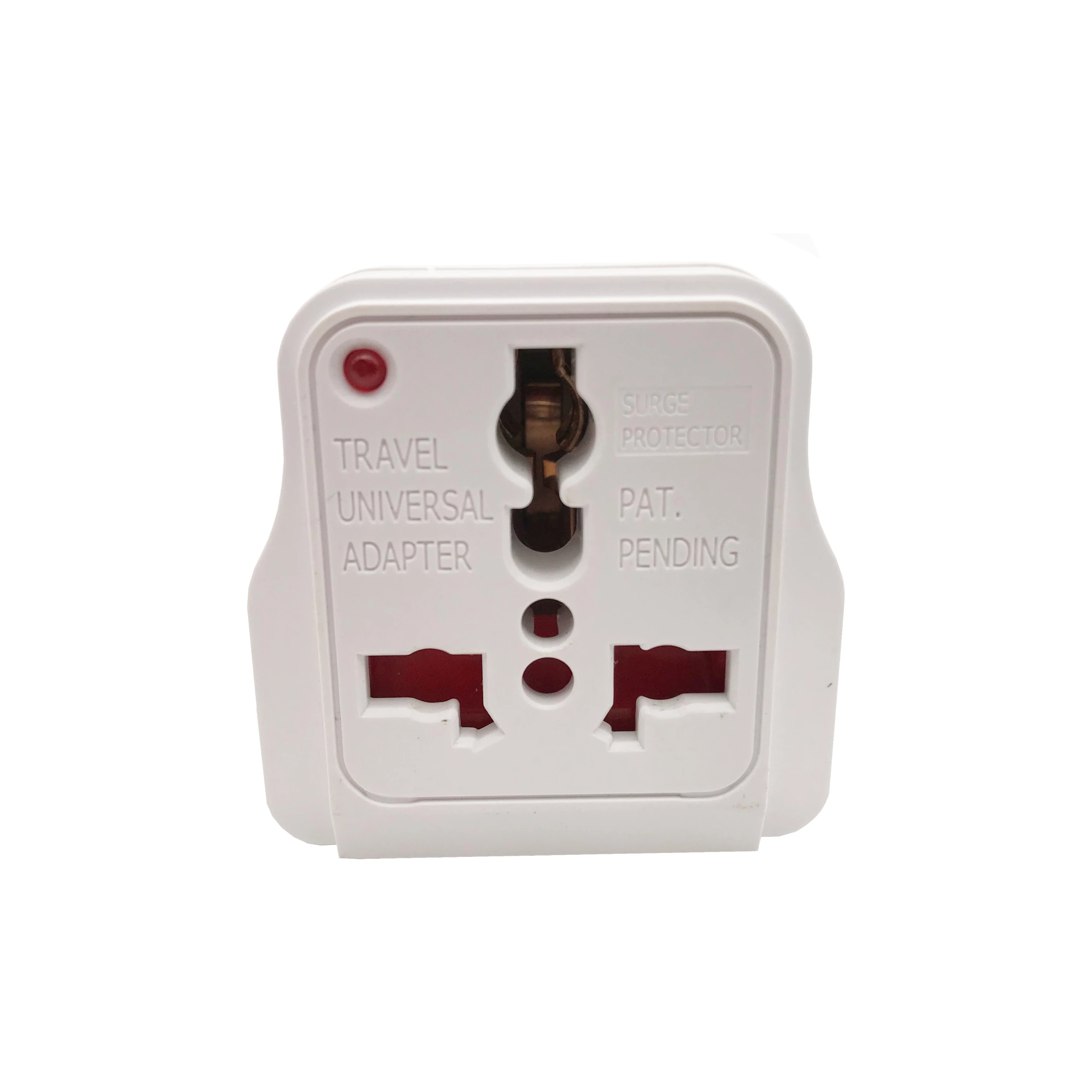 Detachable Plug Power Adapter European Travel Plug Adapter 16A 250V 2 Pin Universal Travel World Adaptor Adapt Surge Protection