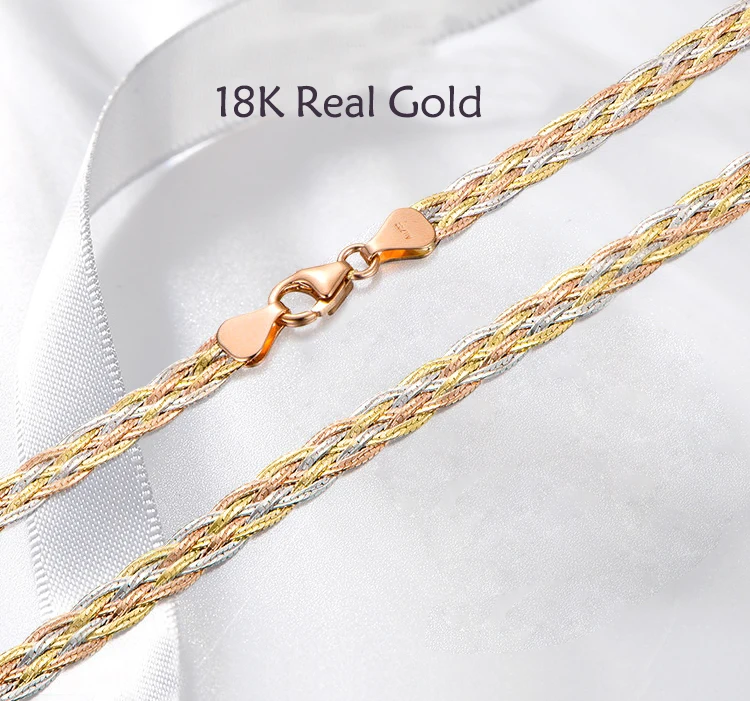 INTERTWINE CHAIN NECKLACE (18K GOLD PLATED) – KIRSTIN ASH (United States)