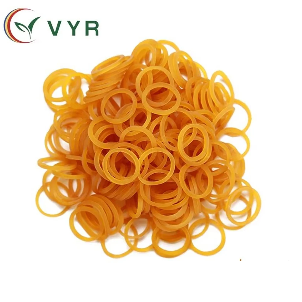 Competitive Price 0.6 Inches in Diameter Thailand Elastic Natural Yellow Rubber Band