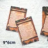 Lettera colorata di Babbo Natale 9x6 cm