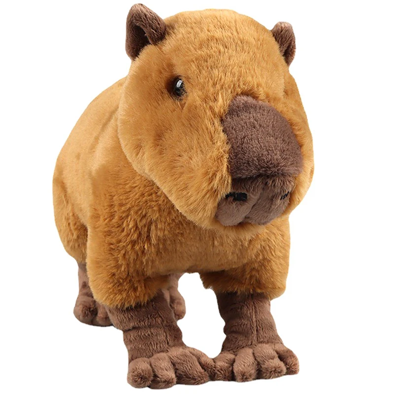 Pelúcia Capivara Desenho Animado - bonitos do Plushie do Capybara  Almofada,Capivara pelúcia realista, pelúcia, bonecos pelúcia macios para  crianças