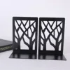 Old-style tree black bookend single