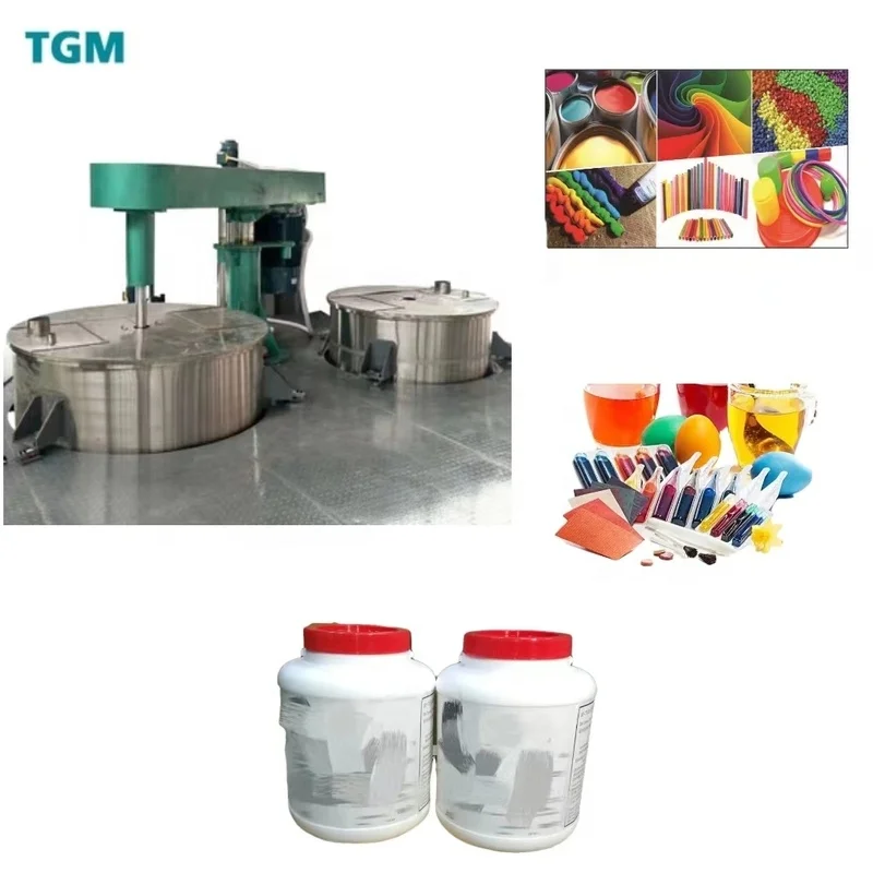 Platform Type lifting Mixing Disslover High speed dispersing mixing machine for Organic Pigment Oil Base pigment Production Line