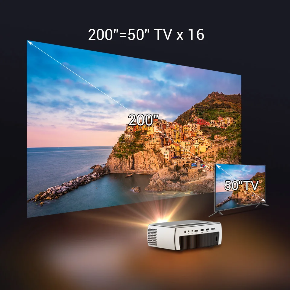 Byintek K18 Portable Led Mobile Phone Smart 4k Projector Multimedia