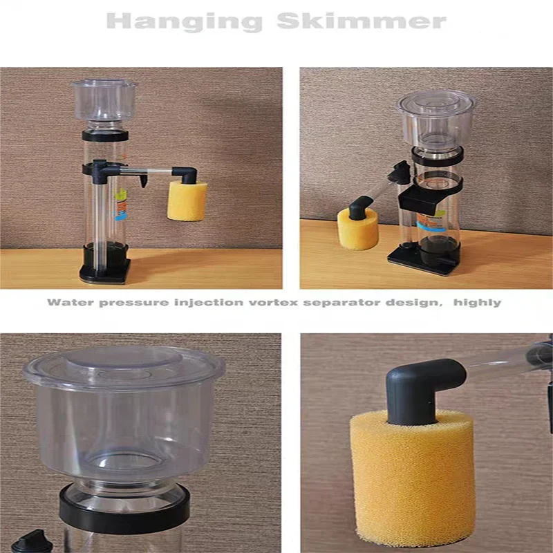WEIPRO Adjustable Protein Skimmer for 280L-580L Saltwater