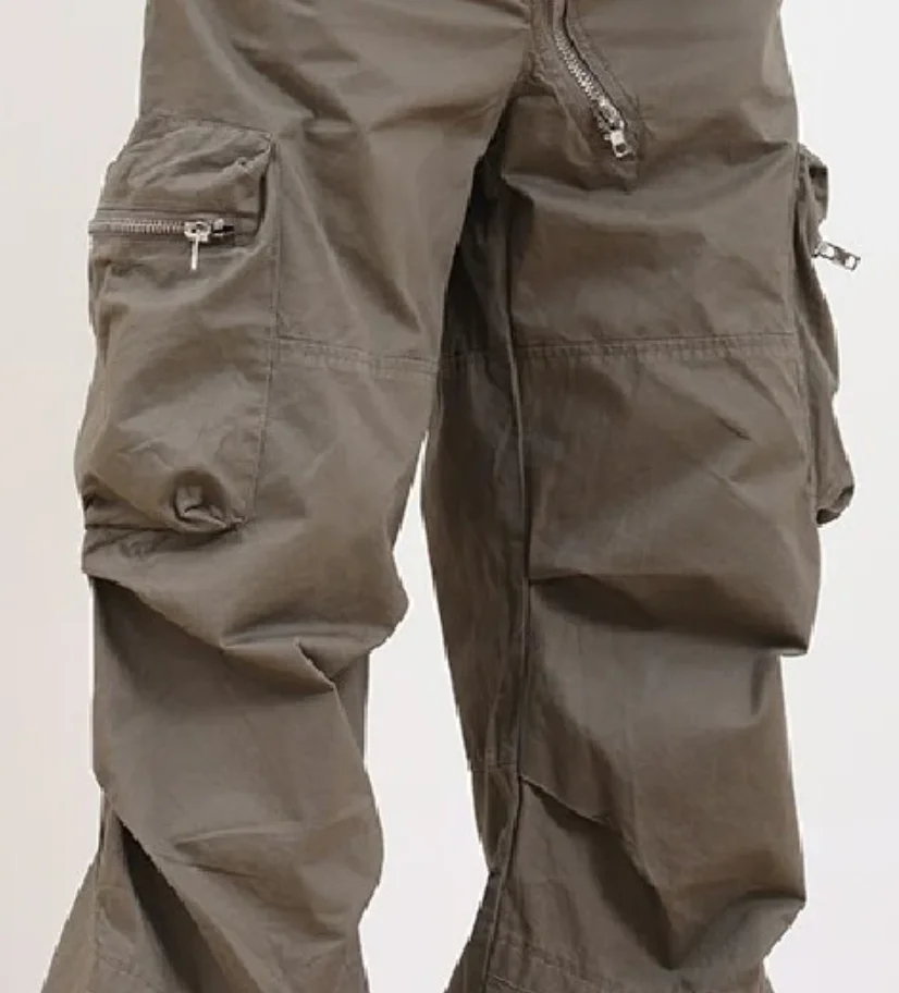Softshell Canvas High Waist Vintage Distressed Jogger Waterproof Plastic Foot Multipocket Black Reflective Men Winter Cargo