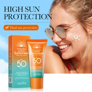 Retail 50g Whitening Sunscreen Cream SPF 50 Waterproof Moisturizer for Full Body for Oily & Sensitive Skin