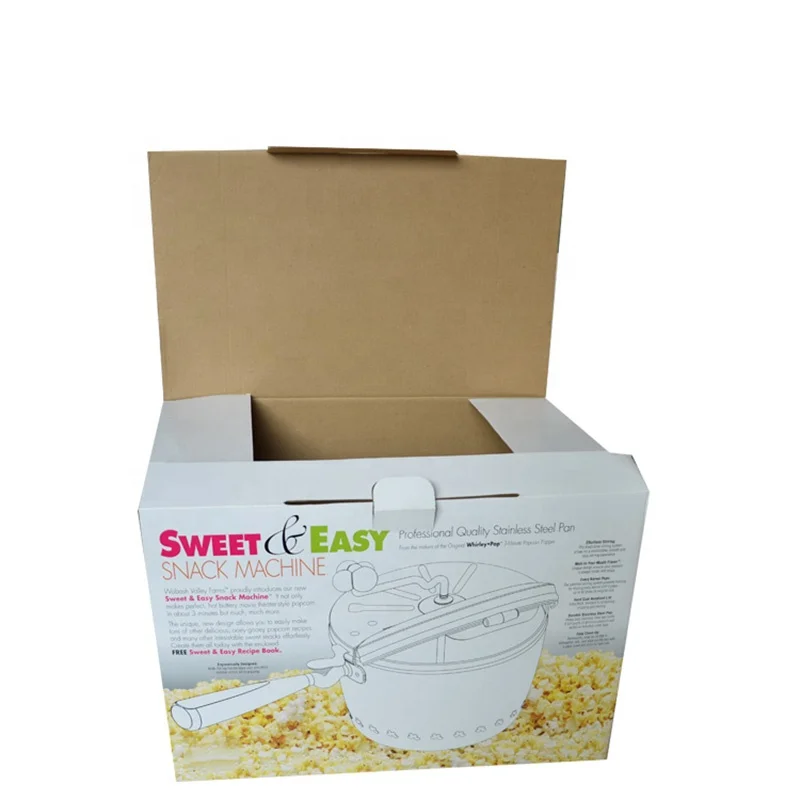 Pressure Cooker Custom Packaging Boxes Durable Full Printing Corrugated Paper Cartons