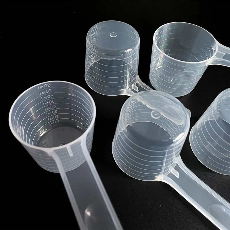 6 Pezzi Cucchiai Dosatori Trasparente in Plastica, Cucchiaio Dosatore 5g 15g 20g, Grammi Misurino Misuratore di Proteine ​​del Caffè in Polvere, per Misure Sperimentali in Cucina