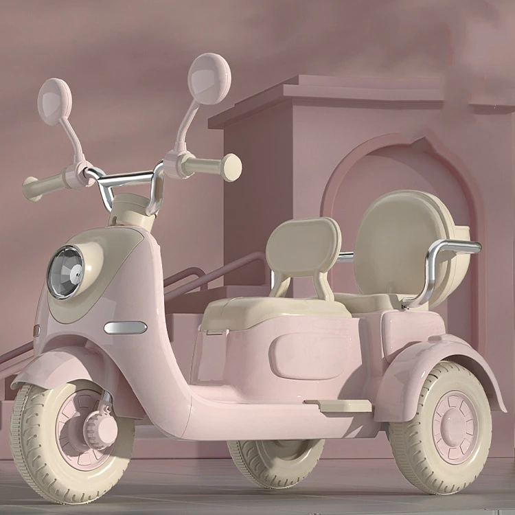 Double Sat Kids Electric Bike For 210 Years Old /battery Powered