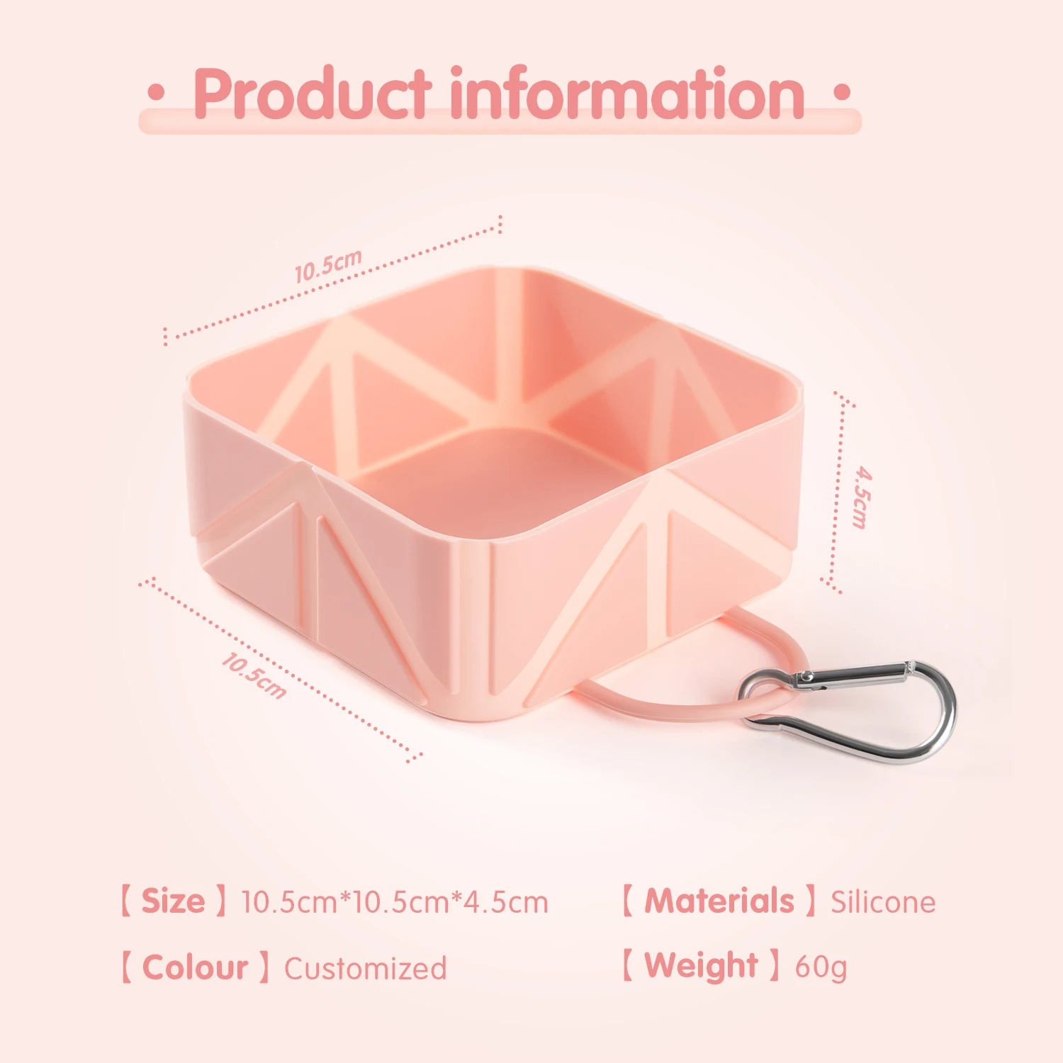 Shurui Pet Custom Logo Foldable Portable Travel Pet Bowl Dog Water Bowl