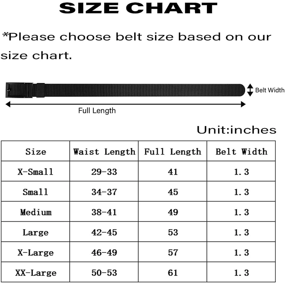 Adjustable Durable Multifunctional Wear-resistant Nylon Web Tactical Belt with Automatic Slide Buckle Ratchet Belt