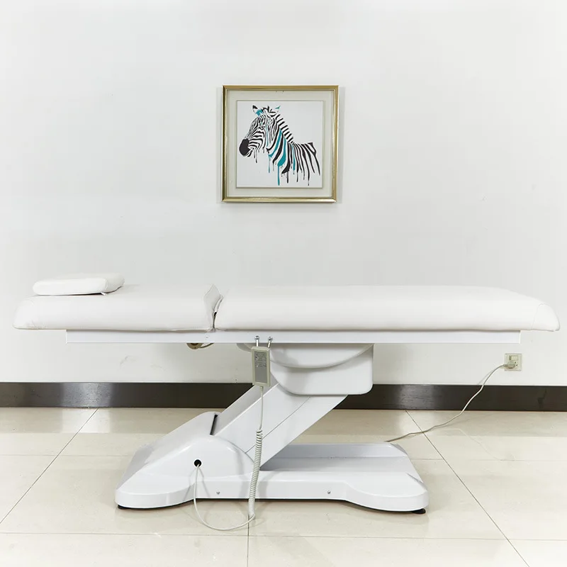 2023 Modern Luxury Spa Bed Massage Table 3 Motors Electric White