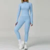 6116 Camicia a maniche lunghe + 6116 Pantaloni lunghi-Azzurro cielo