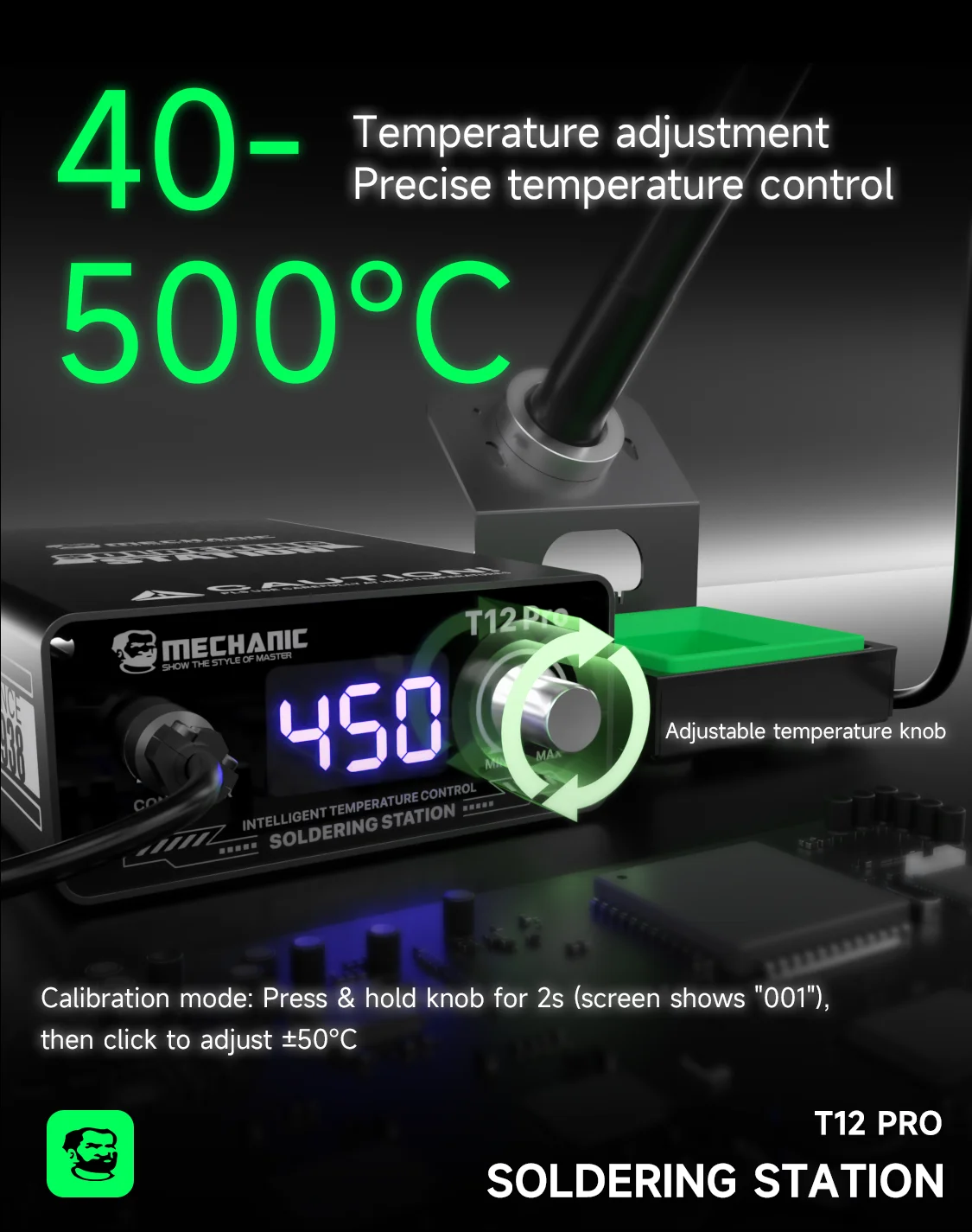 Station De Soudage T12, Fer à Souder Numérique LCD 72 W, Ensemble