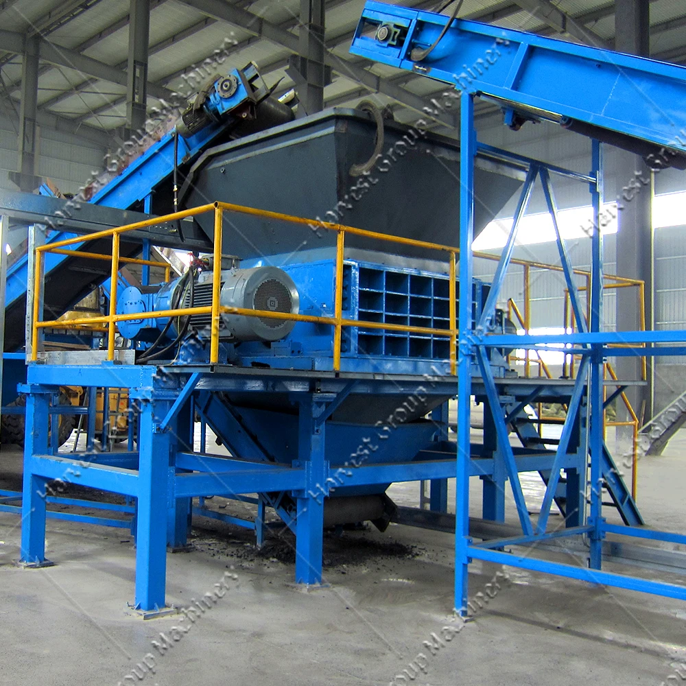 Fully Automatic Tire Recycle Second Hand Tyre Recycling Machines Tire Shredders Recycling