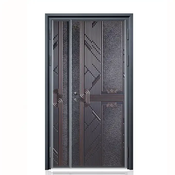 Fashion Design aluminium doors folding patio Stainless Steel security aluminum residential Doors aluminium door