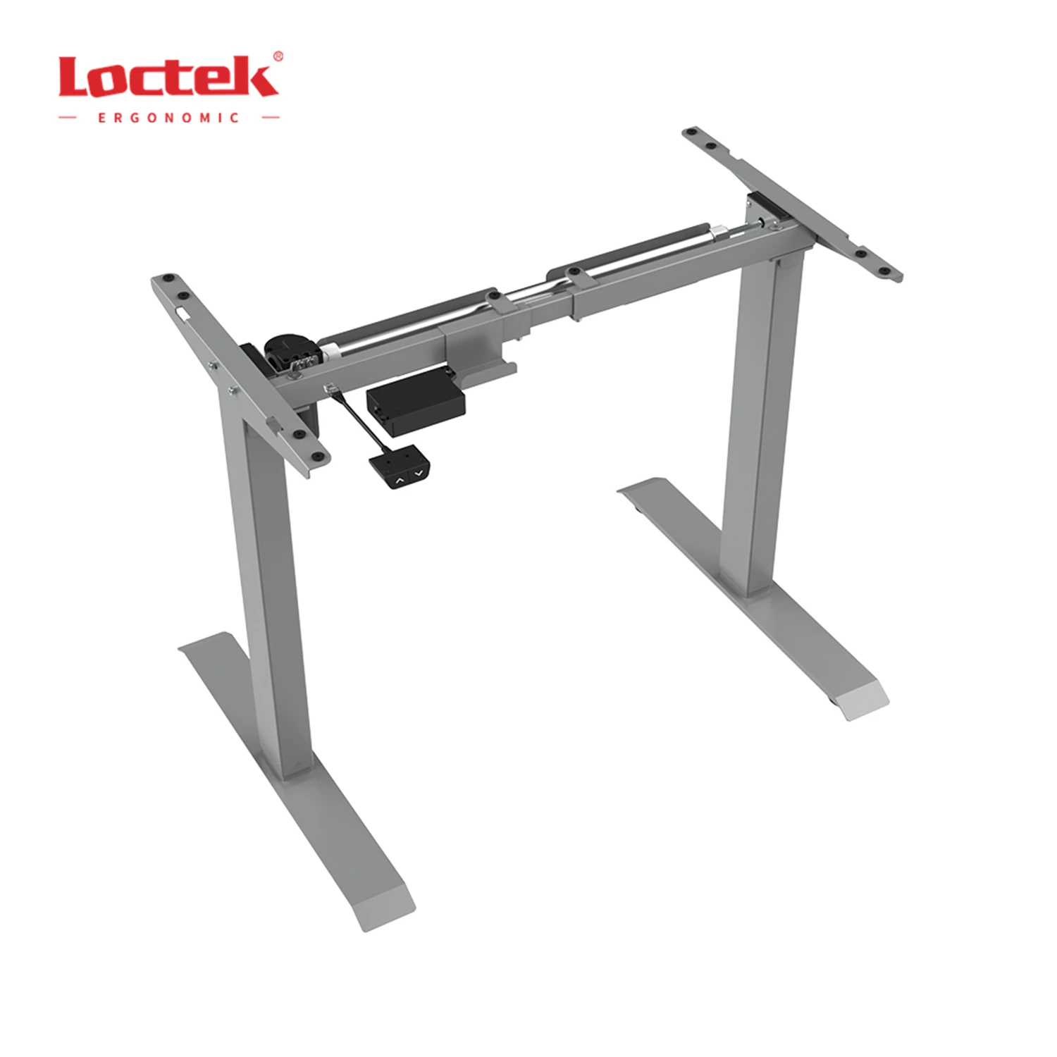 Black Hand Crank Adjustable Sit to Stand S5 Desk Frame