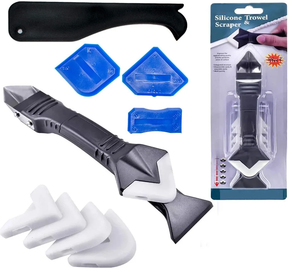 Silicone Trowel Scraper Full Set