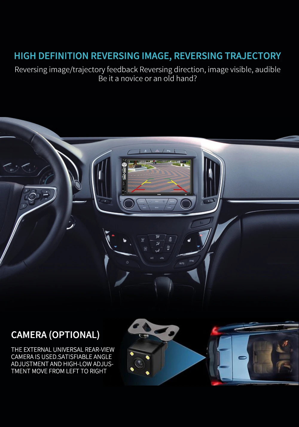 Bestree auto electronics hot sale 7 inch double din car stereo with BT AUX head unit car 2 din car radio