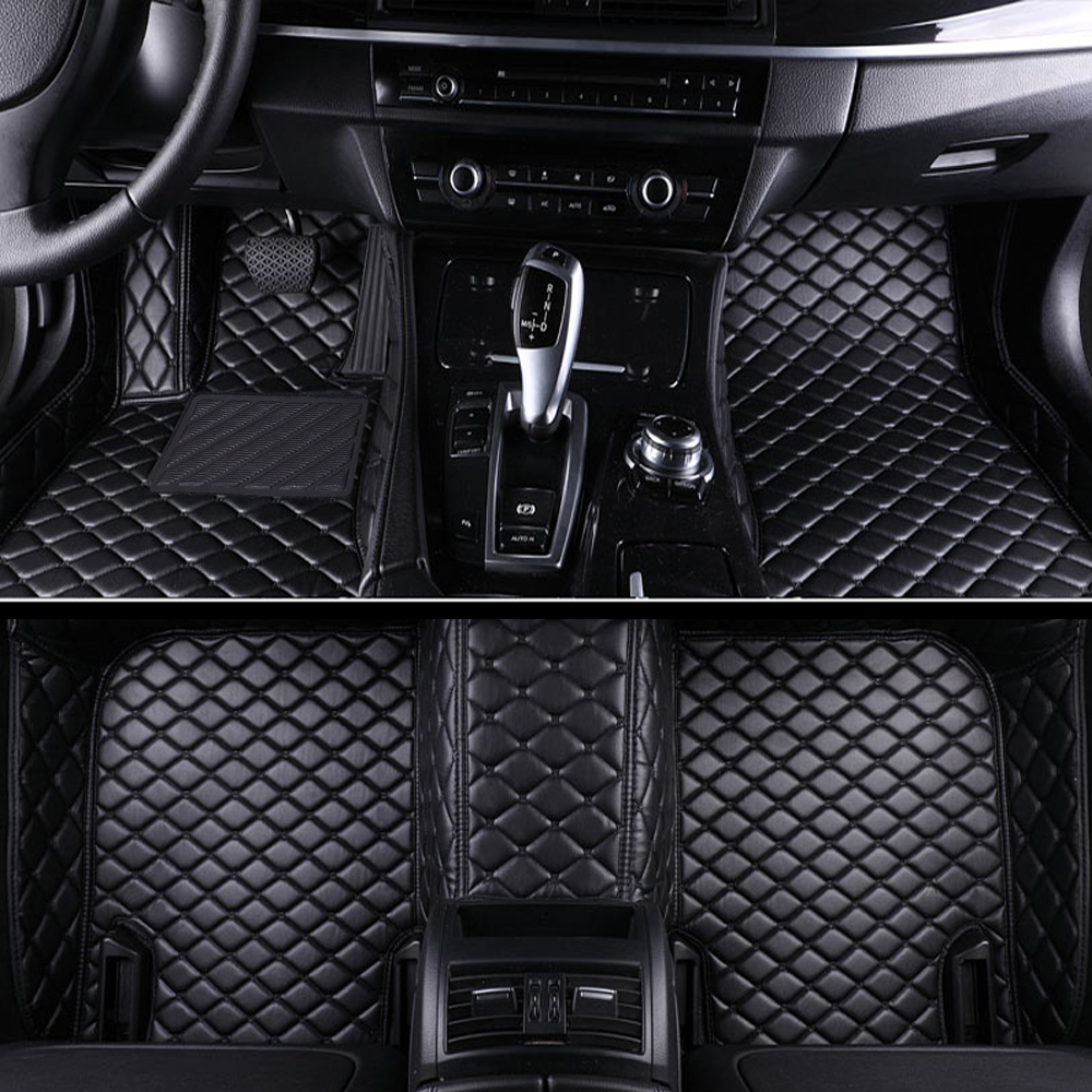 5D индивидуальные Водонепроницаемые кожаные противоскользящие автомобильные коврики для