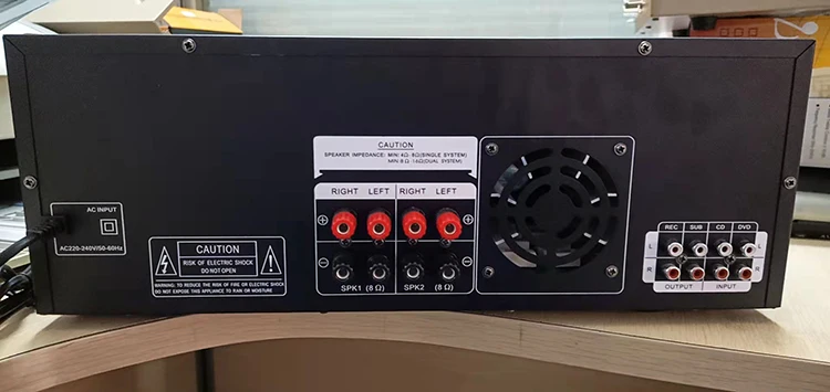 Foshan ZX-12BT Karaoke Amplifier: Metal Mini Hi-Fi Mixer, CE