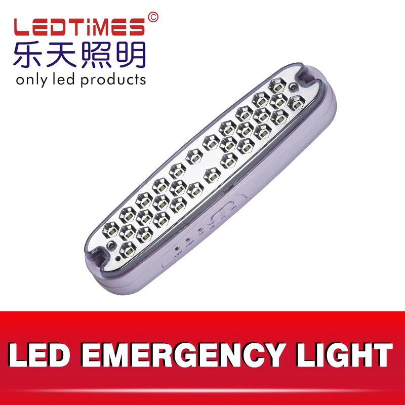 LEDTIMES High Quality Ce RoHS Lithium Battery ABS Smd 2W Rechargeable Led Emergency Light
