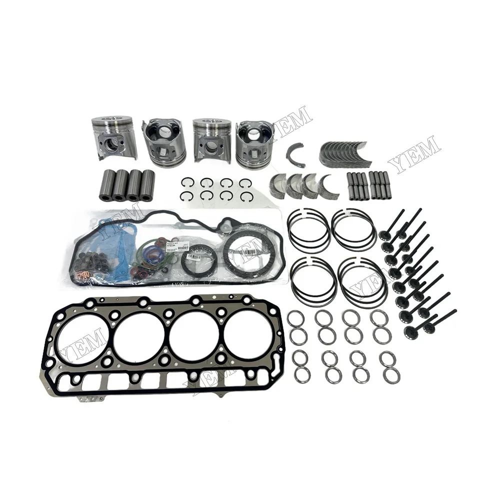 for Yanmar 4TNV98 4TNV98T Overhaul Rebuild Kit 2