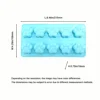 10 cat claw silicone cake mold-blue