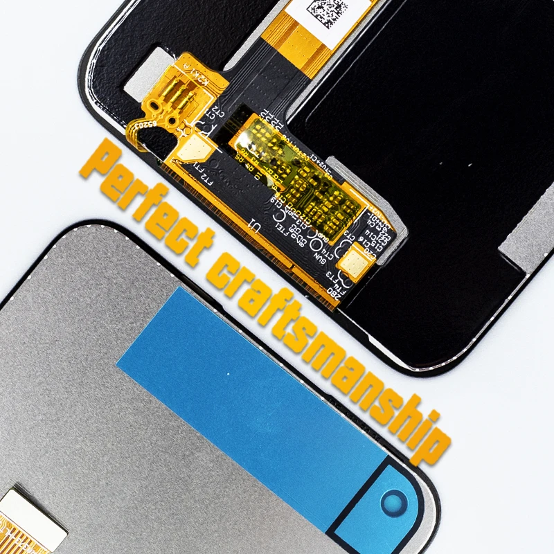 Ecran Complet LCD & Vitre tactile Noir sans châssis Pour Realme 7