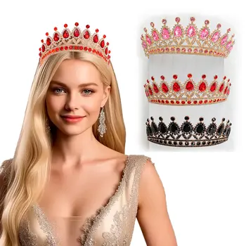 YACHEN Luxury Alloy Rhinestone Party Tiaras and Crowns for Women Wedding Birthday Party Crown Hair Accessories