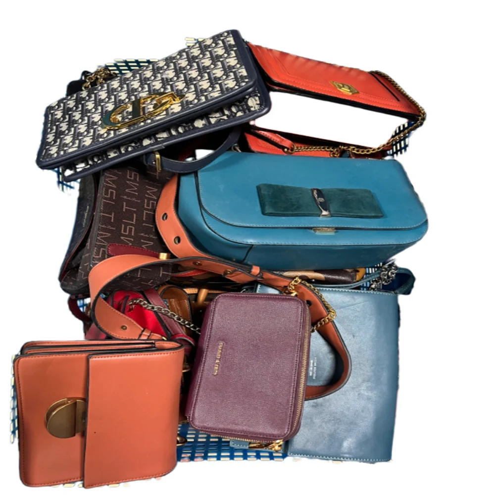 A3 Used Bags Bales Second Hand Bag Ladies Only Leather Bag Mix