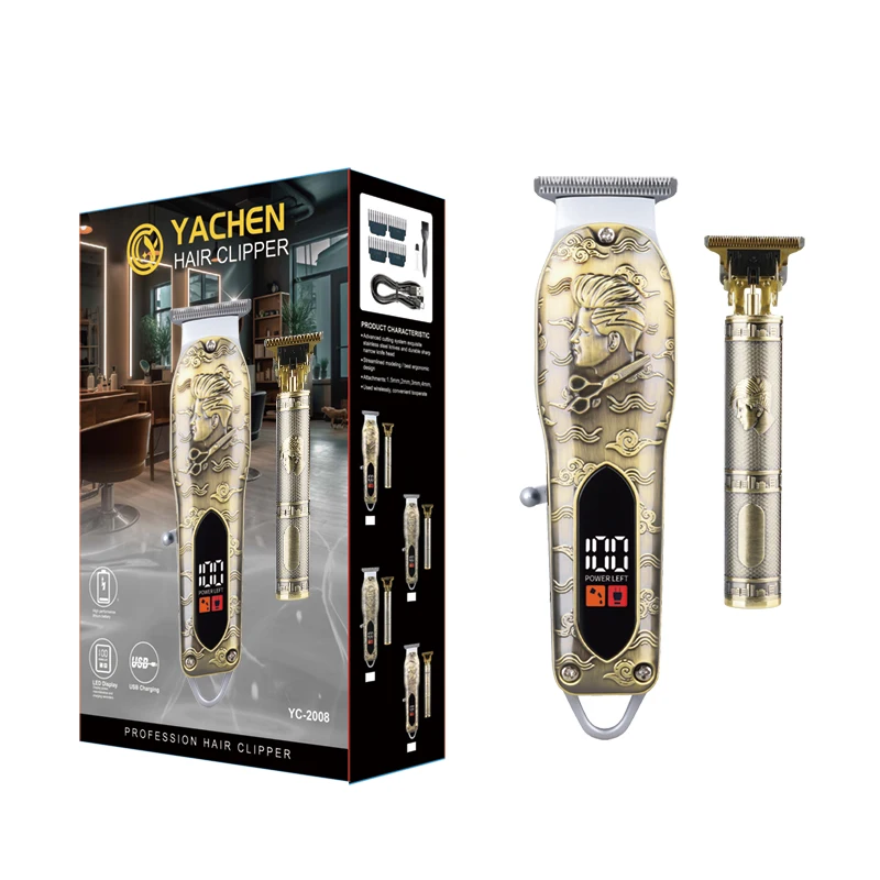 YC-2008 Hair Clipper - Professional, Cordless, and Versatile